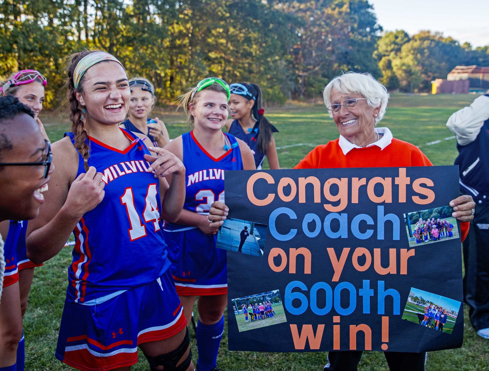 Millville field hockey coach Claudia McCarthy gets her 600th career